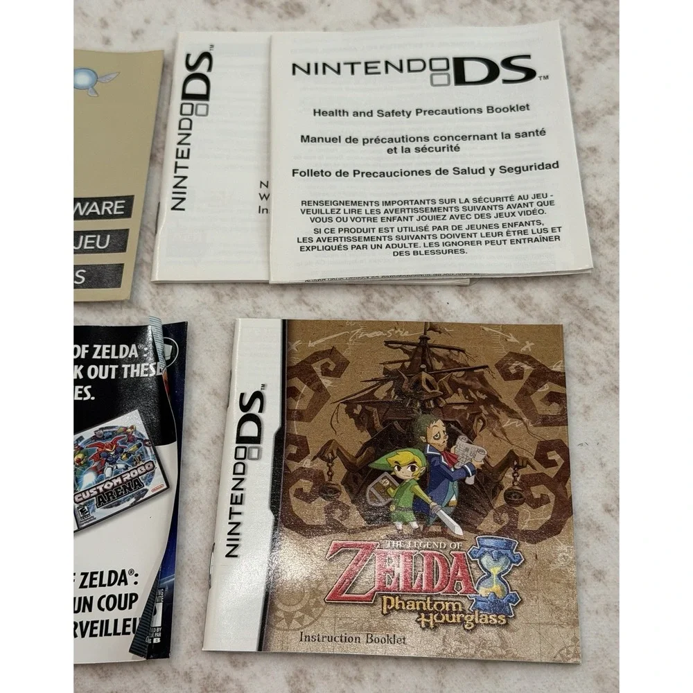 The Legend of Zelda Phantom Hourglass Nintendo DS Case Manual ONLY NO GAME